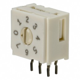 1 pcs : 94HAB08RAT - SWITCH ROTARY DIP OCTAL 0.1A 50V