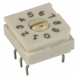 1 pcs : 94HAB10T - SWITCH ROTARY DIP BCD 0.1A 50V