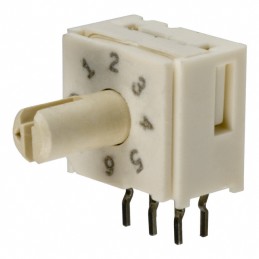 1 pcs : 94HBB08RAT - SWITCH ROTARY DIP OCTAL 0.1A 50V
