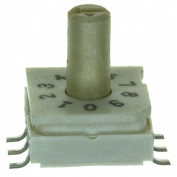 1 pcs : 94HBB10WT - SWITCH ROTARY DIP BCD 0.1A 50V