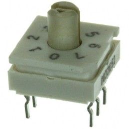1 pcs : 94HCB08T - SWITCH ROTARY DIP OCTAL 0.1A 50V