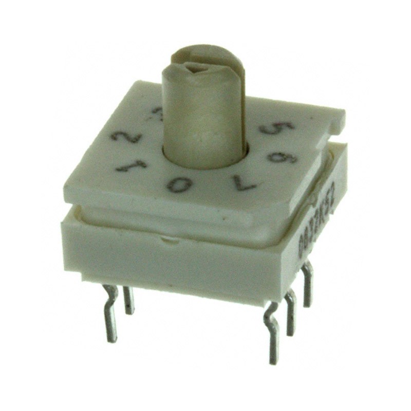 1 pcs : 94HCB08T - SWITCH ROTARY DIP OCTAL 0.1A 50V