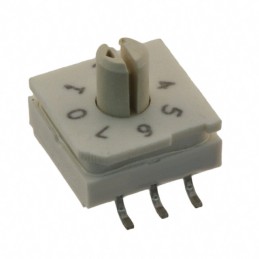 1 pcs : 94HCB08WT - SWITCH ROTARY DIP OCTAL 0.1A 50V