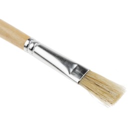 1 Pack of 5 - Cottam Thin 12.7mm Synthetic Paint Brush with Flat Bristles