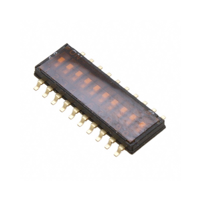 1 pcs : 97C10ST - SWITCH SLIDE DIP SPST 0.025A 24V