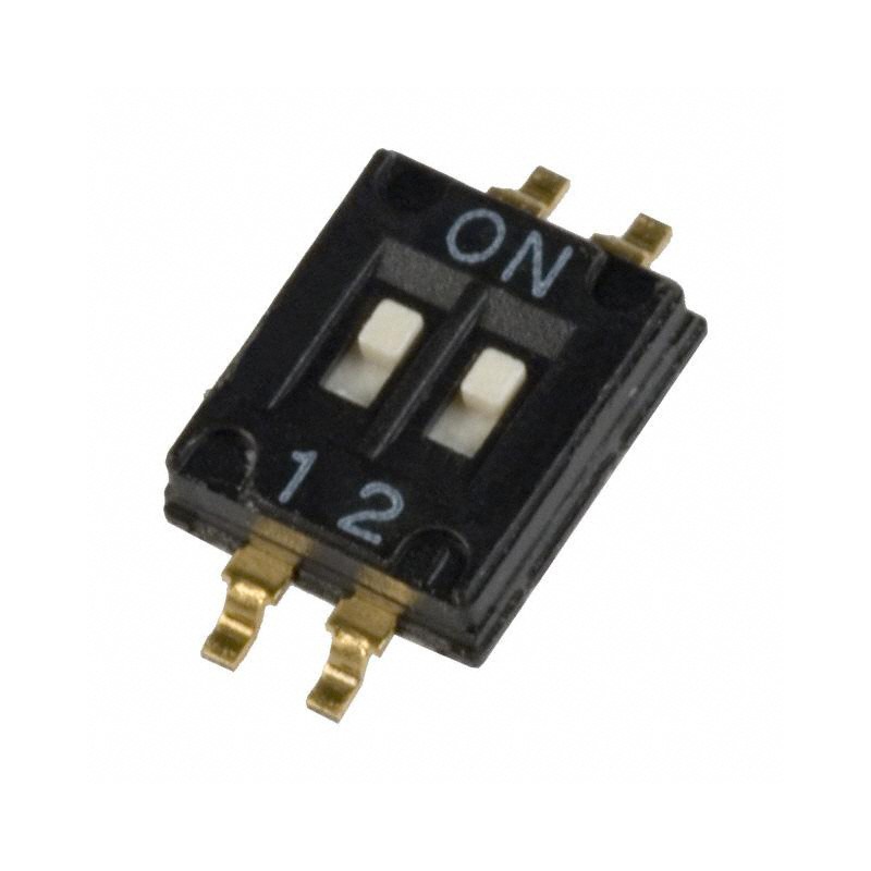 1 pcs : 97R02ST - SWITCH SLIDE DIP SPST 0.025A 24V