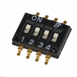 1 pcs : 97R04ST - SWITCH SLIDE DIP SPST 0.025A 24V
