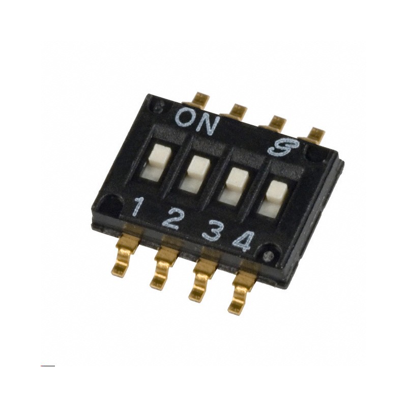 1 pcs : 97R04ST - SWITCH SLIDE DIP SPST 0.025A 24V