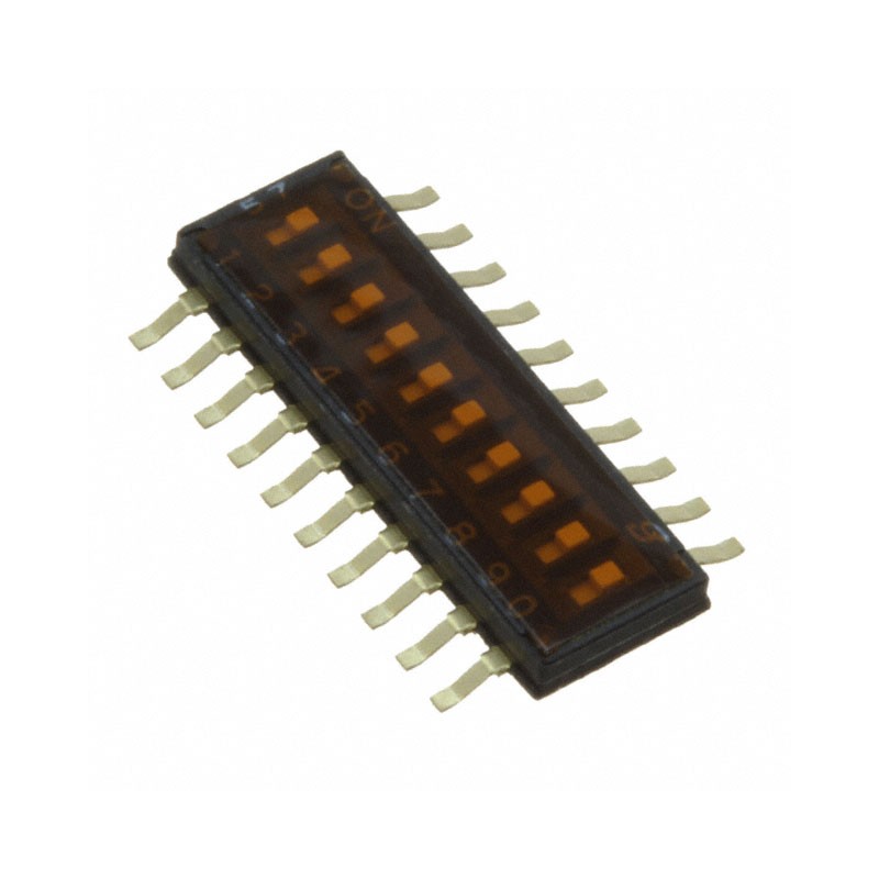 1 pcs : 97R10ST - SWITCH SLIDE DIP SPST 0.025A 24V