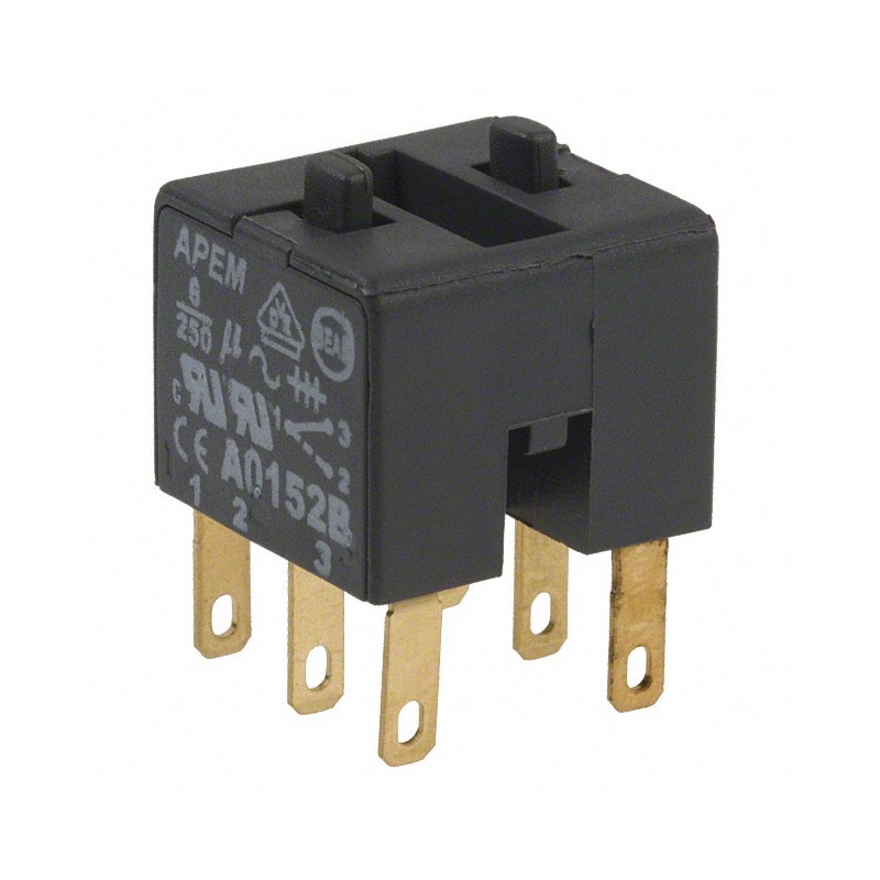 1 pcs : A0152B - CONTACT BLOCK DPDT 6A 250V