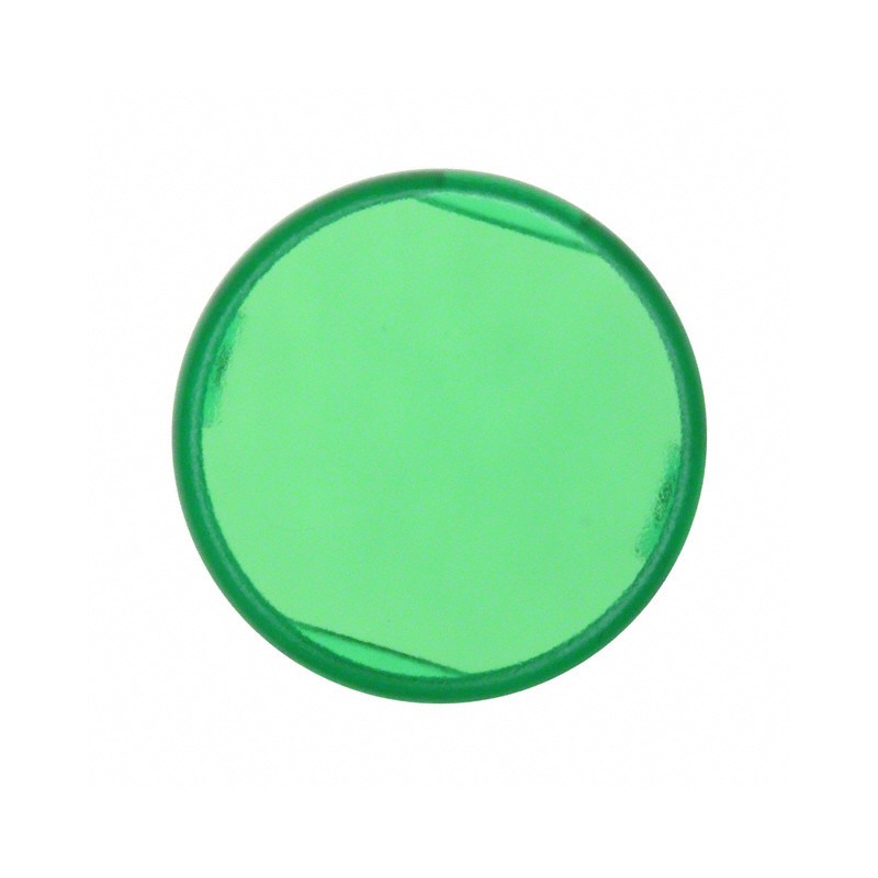 1 pcs : A0163E - CONFIG SWITCH LENS GREEN ROUND