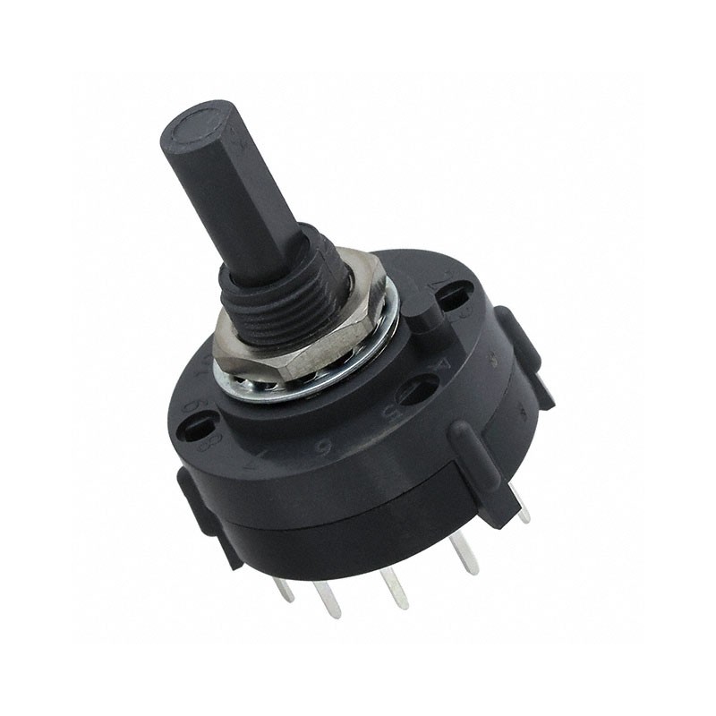 1 pcs : A10605RNCQ - SWITCH ROTARY 6POS 2.5A 125V