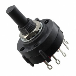 1 pcs : A10605RNZQK - SWITCH ROTARY 6POS 2.5A 125V