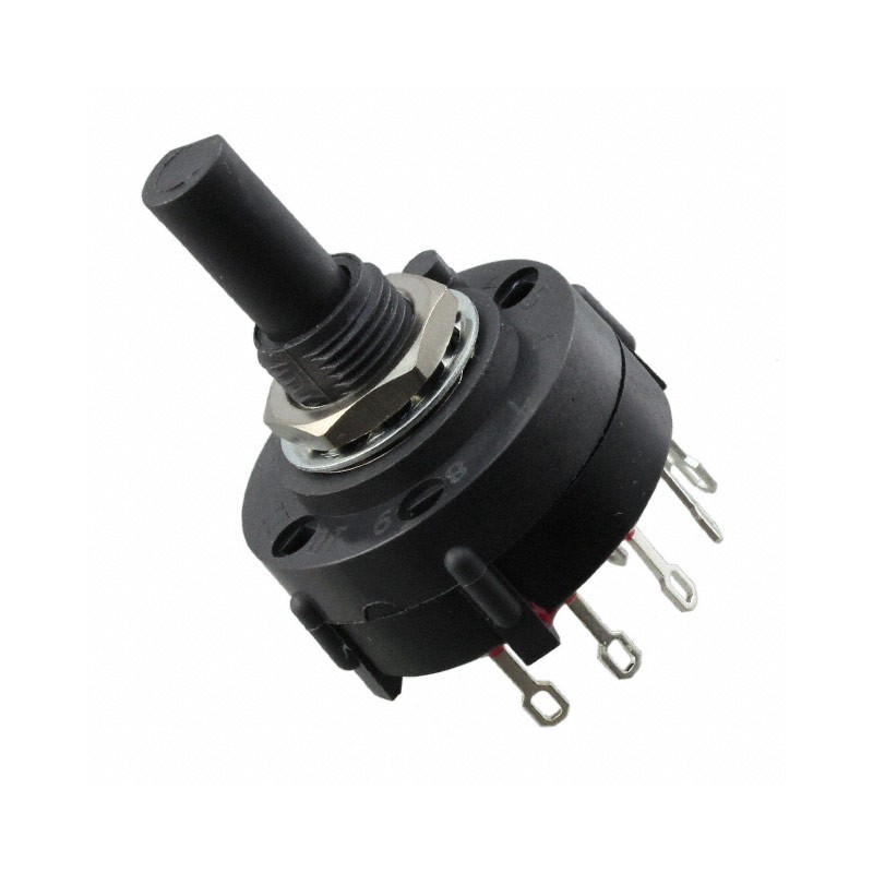 1 pcs : A10605RNZQK - SWITCH ROTARY 6POS 2.5A 125V