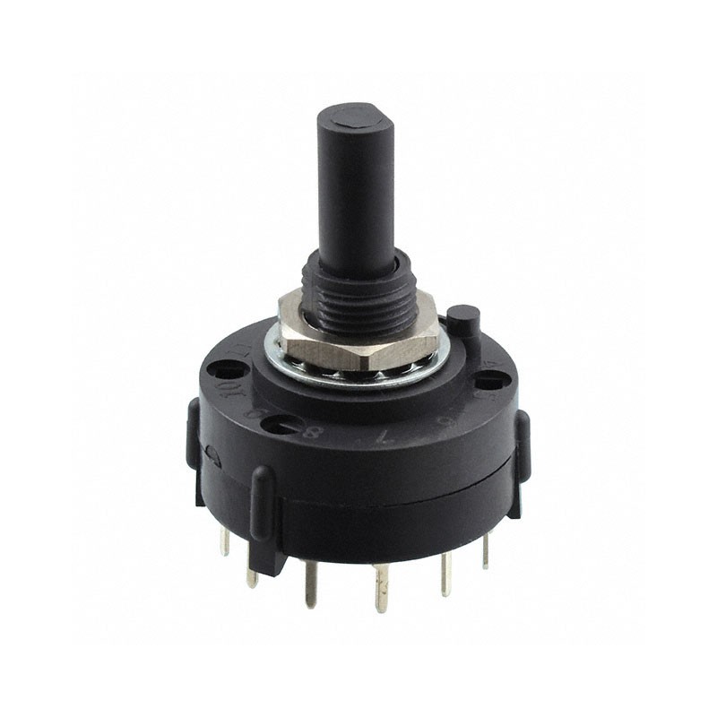 1 pcs : A11005RNCQ - SWITCH ROTARY 10POS 2.5A 125V