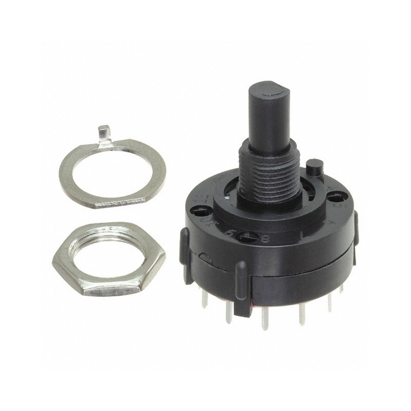 1 pcs : A11203RNCQE - SWITCH ROTARY 12POS 2.5A 125V