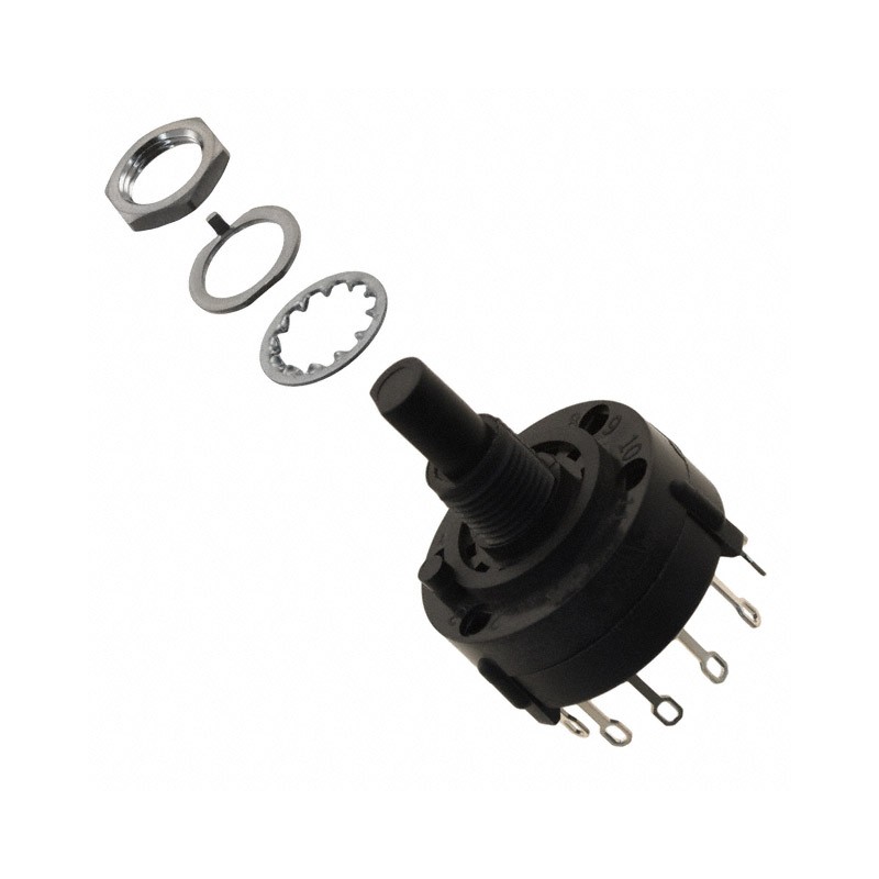 1 pcs : A11203RNZQ - SWITCH ROTARY 12POS 2.5A 125V