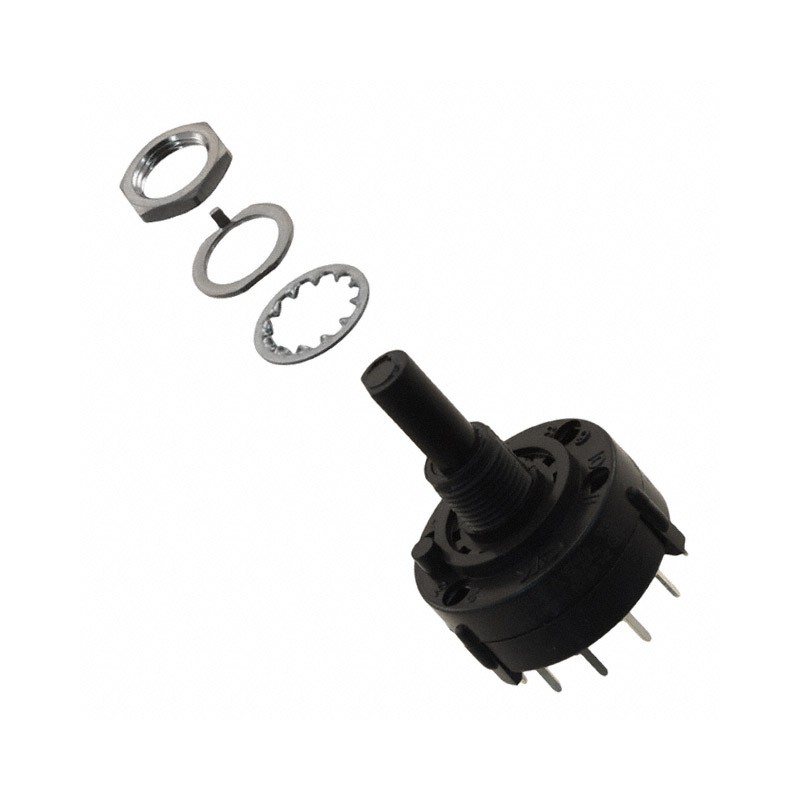 1 pcs : A11205RNCQE - SWITCH ROTARY 12POS 2.5A 125V