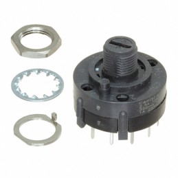 1 pcs : A112S1RNCQ - SWITCH ROTARY 12POS 2.5A 125V
