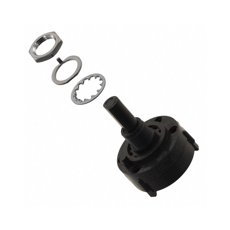 1 pcs : A11405RNZQ - SWITCH ROTARY 2POS 2.5A 125V