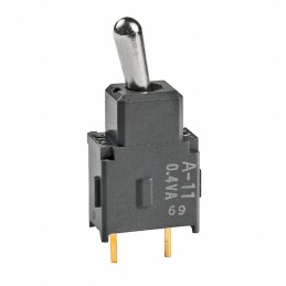 1 pcs : A11JP - SWITCH TOGGLE SPST 0.4VA 28V