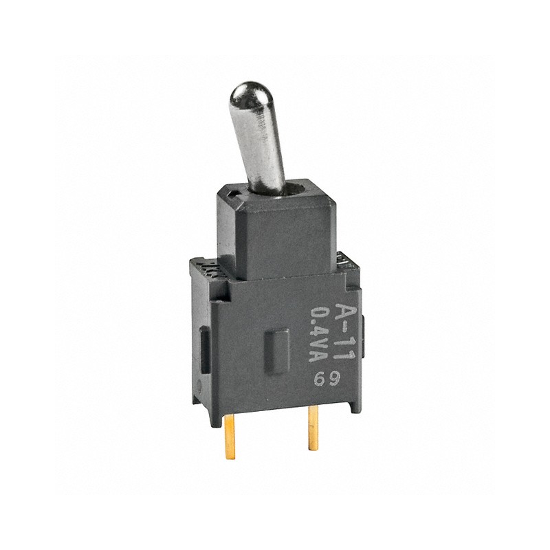 1 pcs : A11JP - SWITCH TOGGLE SPST 0.4VA 28V