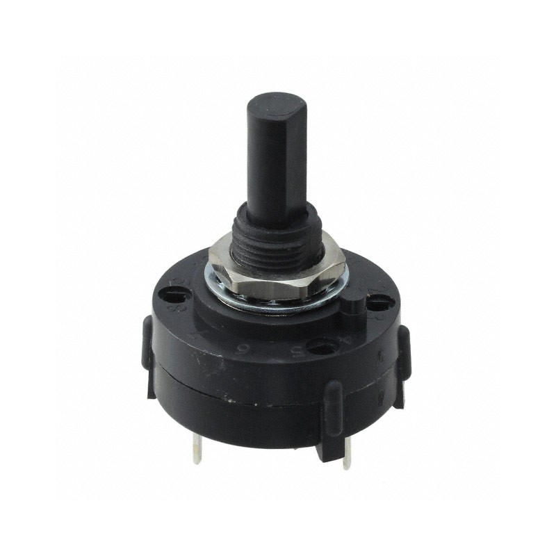 1 pcs : A12405RNCQ - SWITCH ROTARY 4POS 2.5A 125V