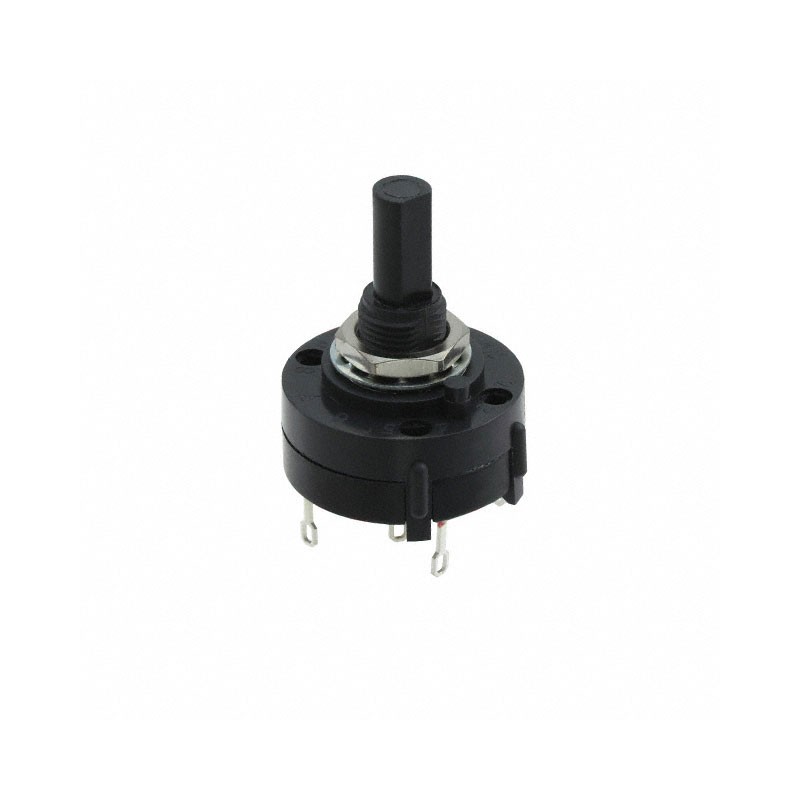 1 pcs : A12405RNZQ - SWITCH ROTARY 4POS 2.5A 125V