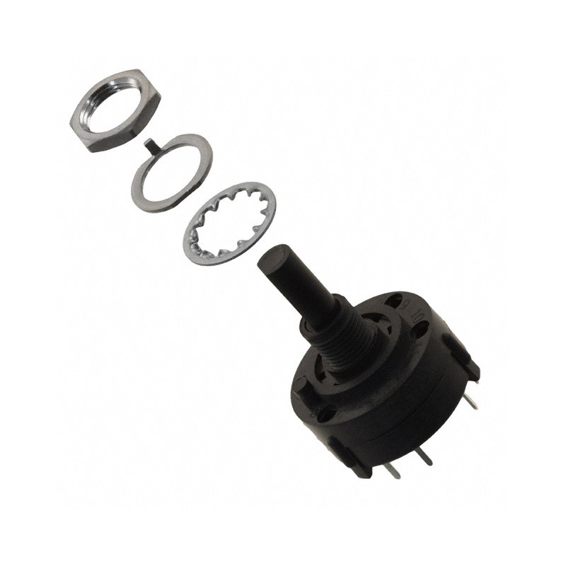 1 pcs : A12505RNCQ - SWITCH ROTARY 8POS 2.5A 125V