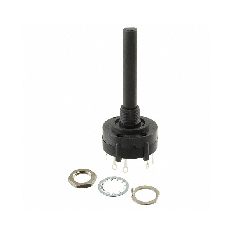 1 pcs : A12515RNZQ - SWITCH ROTARY 8POS 2.5A 125V