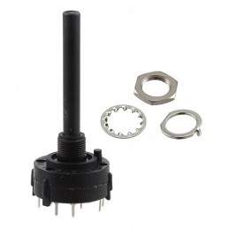 1 pcs : A12542MNCQ - SWITCH ROTARY 8POS 2.5A 125V