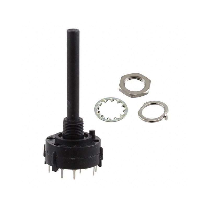 1 pcs : A12542MNCQ - SWITCH ROTARY 8POS 2.5A 125V