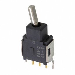 1 pcs : A12HB - SWITCH TOGGLE SPDT 0.4VA 28V