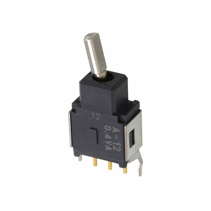 1 pcs : A12HB - SWITCH TOGGLE SPDT 0.4VA 28V