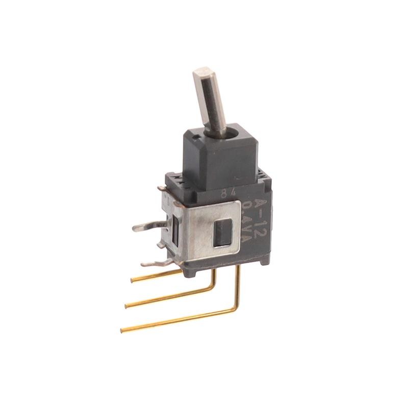 1 pcs : A12HV - SWITCH TOGGLE SPDT 0.4VA 28V