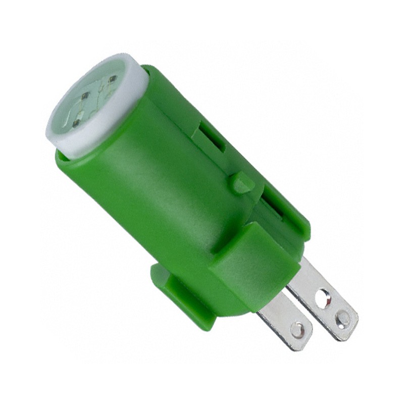 1 pcs : A16-12DG - LAMP LED 12VDC 16 SERIES GREEN