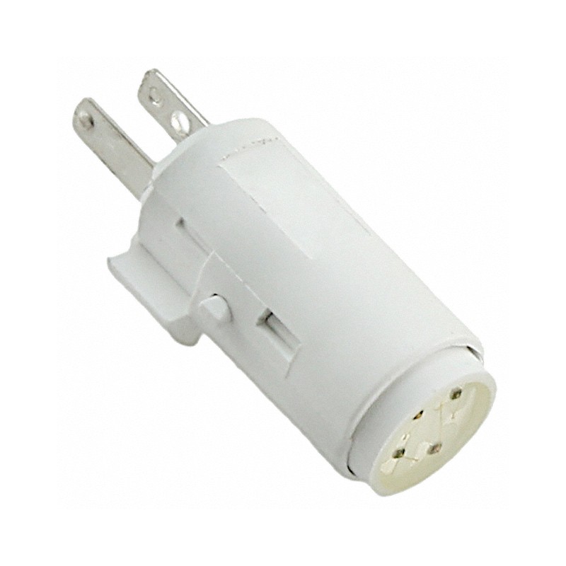 1 pcs : A16-12DSW - LAMP LED 12VDC SUPER WHITE BLACK