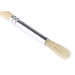 1 Pack of 5 - Cottam Thin 6.4mm Fibre Paint Brush with Round Bristles