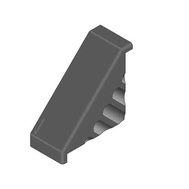 1 Bag of 2 - Bosch Rexroth M8 Mounting Bracket Connecting Component, Strut Profile 45 mm, Groove Size 10mm