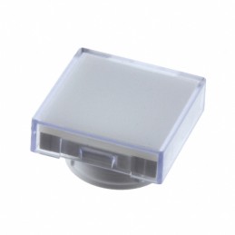 1 pcs : A165L-AW - CAP PUSHBUTTON SQUARE WHITE