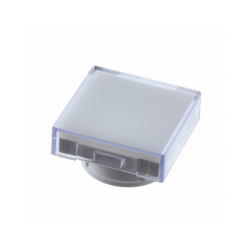 1 pcs : A165L-AW - CAP PUSHBUTTON SQUARE WHITE