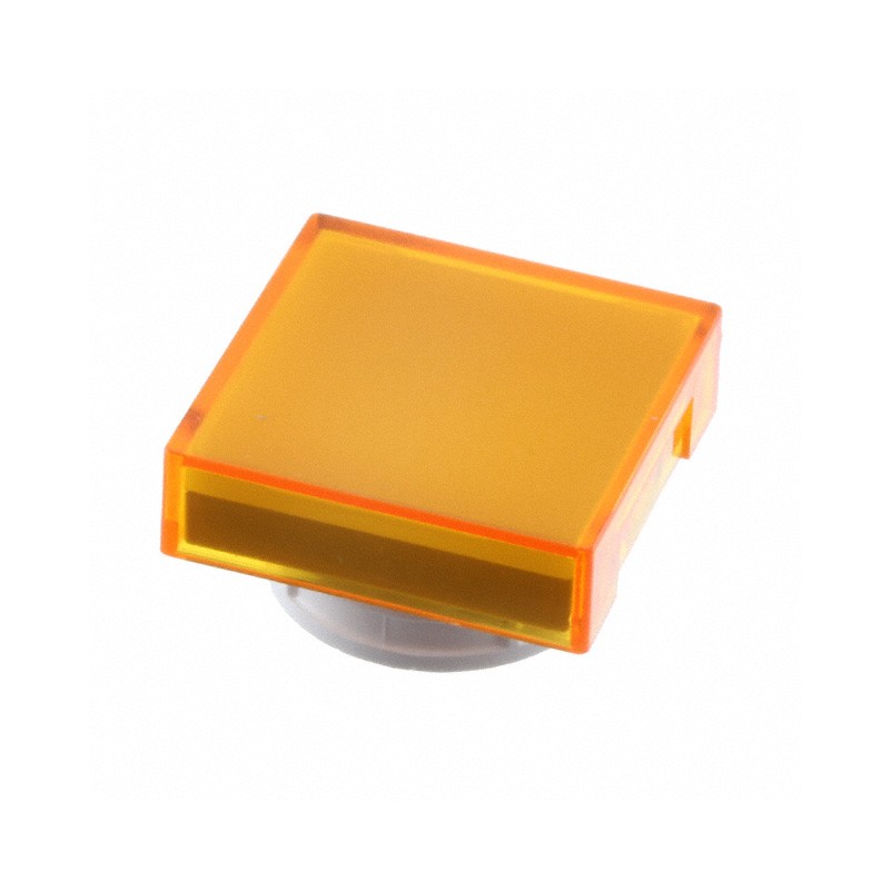 1 pcs : A165L-AY - CAP PUSHBUTTON SQUARE YELLOW