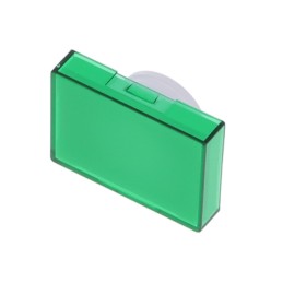 1 pcs : A165L-JG - CAP PUSHBUTTON RECTANGULAR GREEN