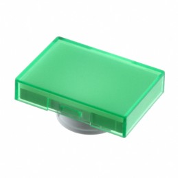 1 pcs : A165L-JGY - CAP PUSHBUTTON RECTANGULAR GREEN