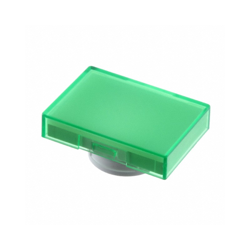 1 pcs : A165L-JGY - CAP PUSHBUTTON RECTANGULAR GREEN
