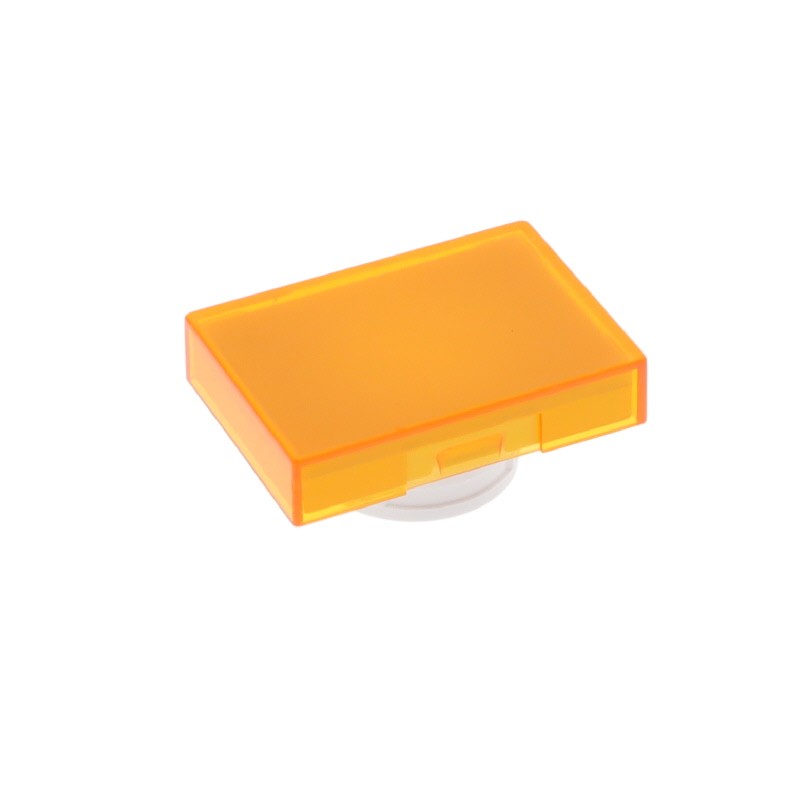 1 pcs : A165L-JY - CAP PUSHBUTTON RECT YELLOW