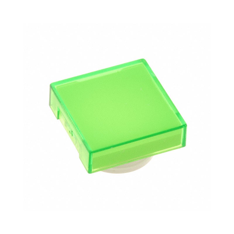 1 pcs : A16L-AGY - CAP PUSHBUTTON SQUARE GREEN
