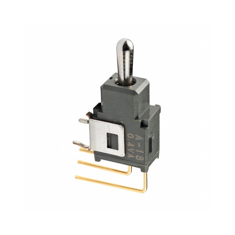 1 pcs : A18JV - SWITCH TOGGLE SPDT 0.4VA 28V