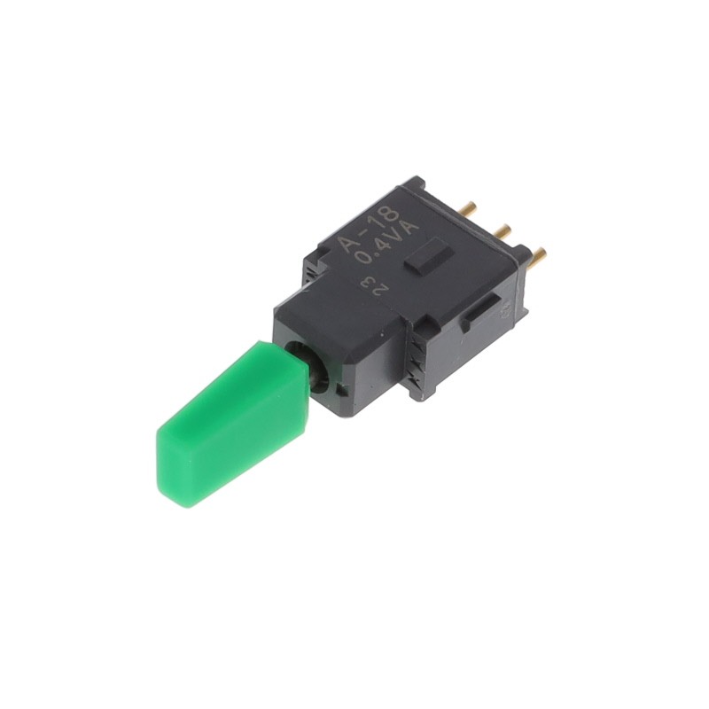 1 pcs : A18KP-AF - SWITCH TOGGLE SPDT 0.4VA 28V