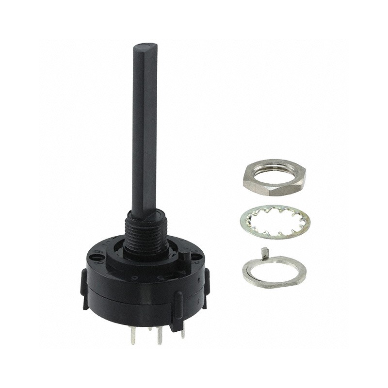 1 pcs : A20314RNCQ - SWITCH ROTARY 3POS 2.5A 125V